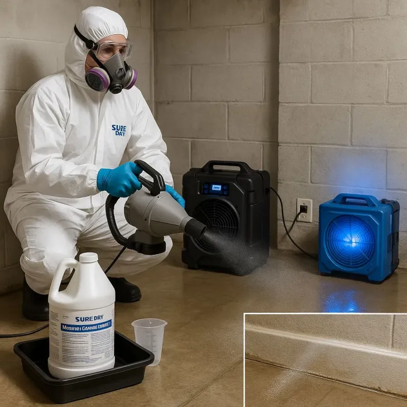 Sanitization and Odor Removal process in Chinatown, CA